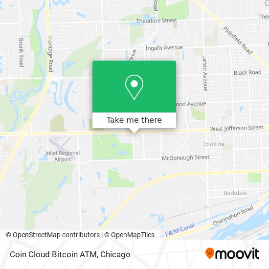 Coin Cloud Bitcoin ATM map