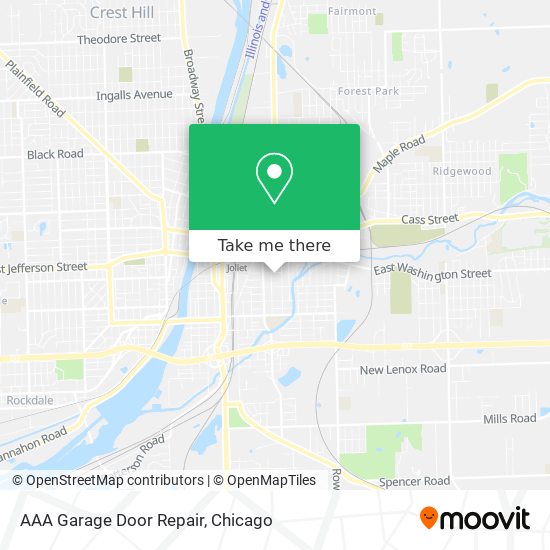 AAA Garage Door Repair map