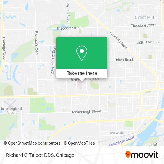 Richard C Talbot DDS map
