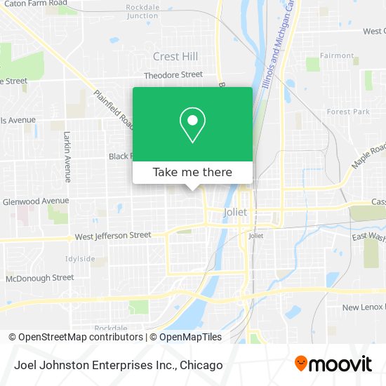 Joel Johnston Enterprises Inc. map