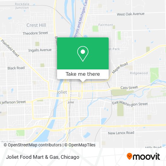 Joliet Food Mart & Gas map