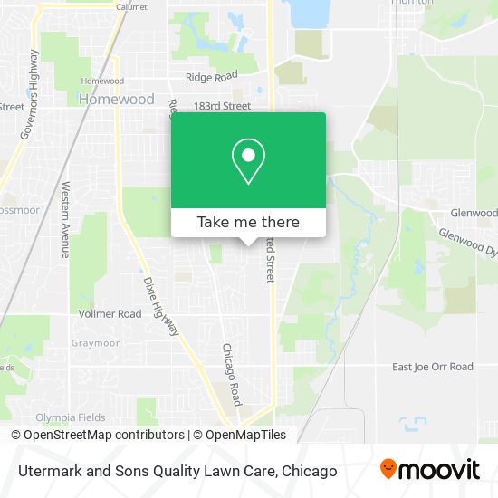 Mapa de Utermark and Sons Quality Lawn Care