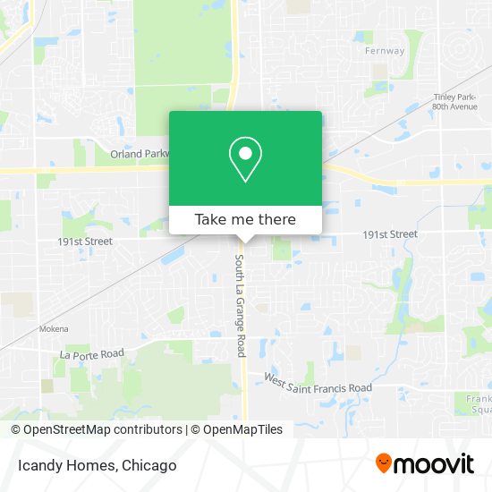 Icandy Homes map