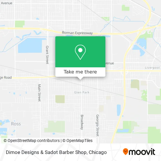 Dimoe Designs & Sadot Barber Shop map