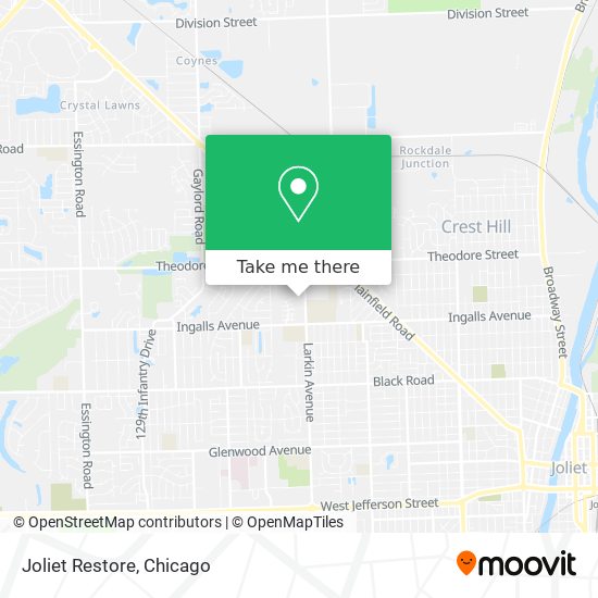 Joliet Restore map