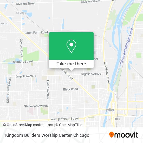 Kingdom Builders Worship Center map