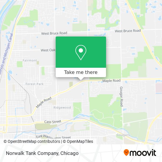 Mapa de Norwalk Tank Company