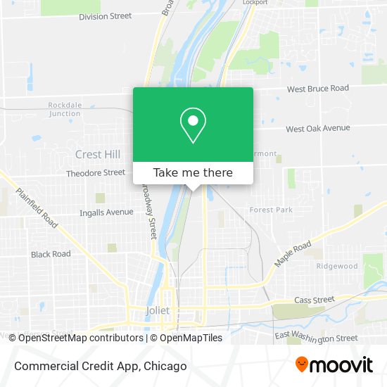 Mapa de Commercial Credit App