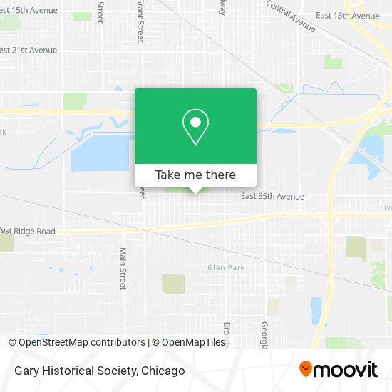Gary Historical Society map