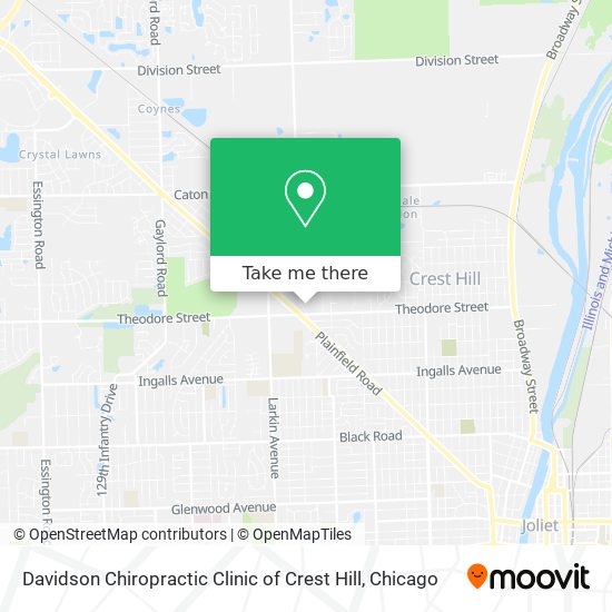 Davidson Chiropractic Clinic of Crest Hill map