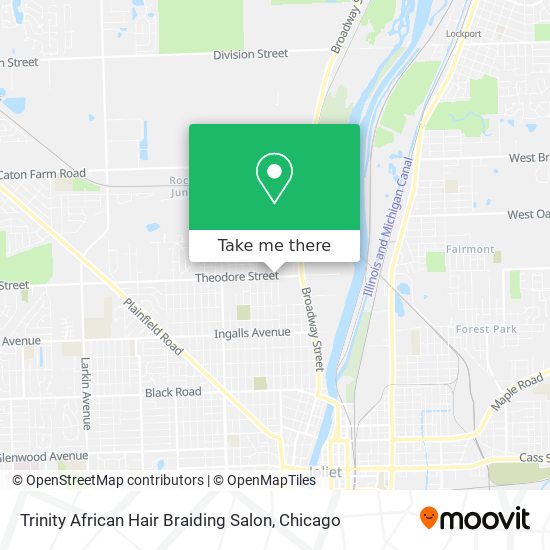 Mapa de Trinity African Hair Braiding Salon