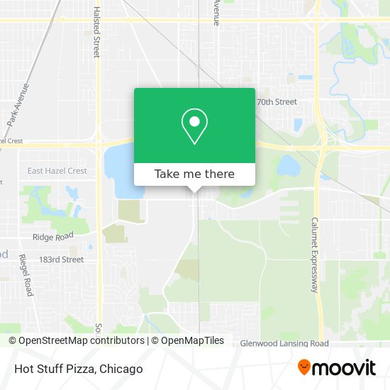 Hot Stuff Pizza map