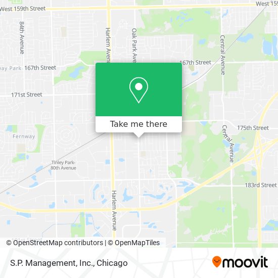 S.P. Management, Inc. map
