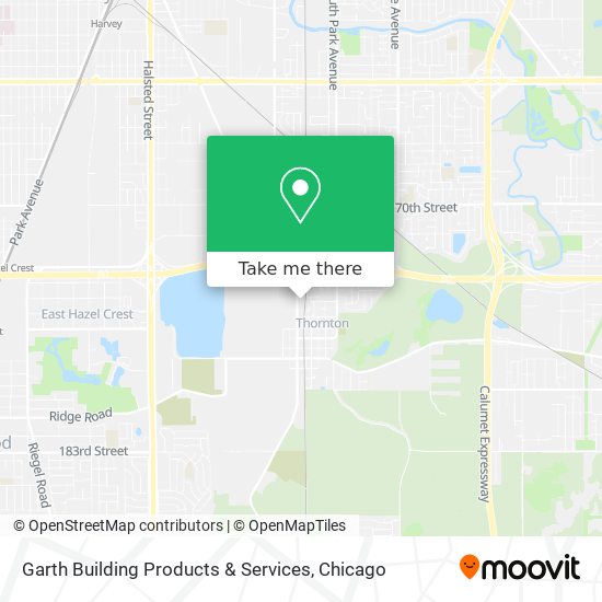 Garth Building Products & Services map