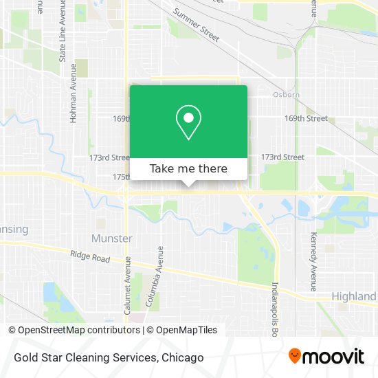 Gold Star Cleaning Services map