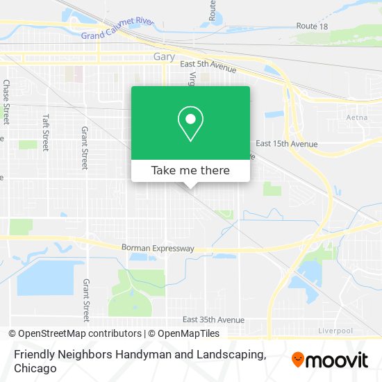 Mapa de Friendly Neighbors Handyman and Landscaping