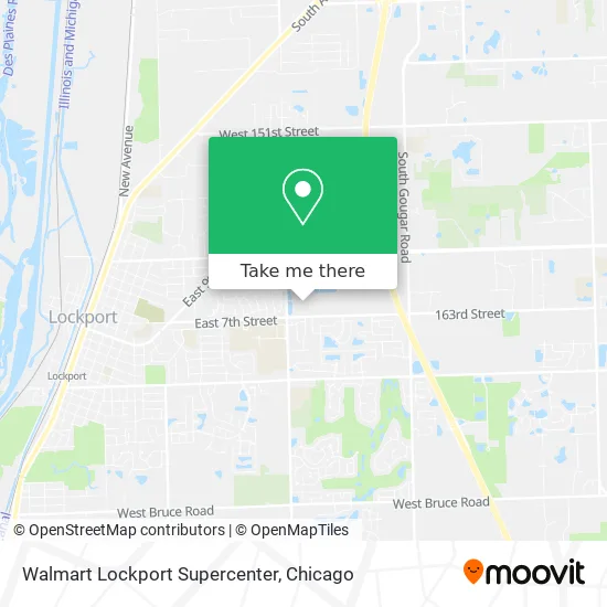 Walmart Lockport Supercenter map