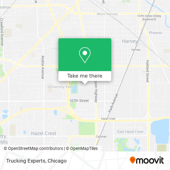 Trucking Experts map