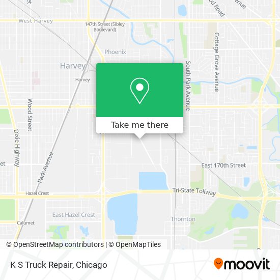 K S Truck Repair map