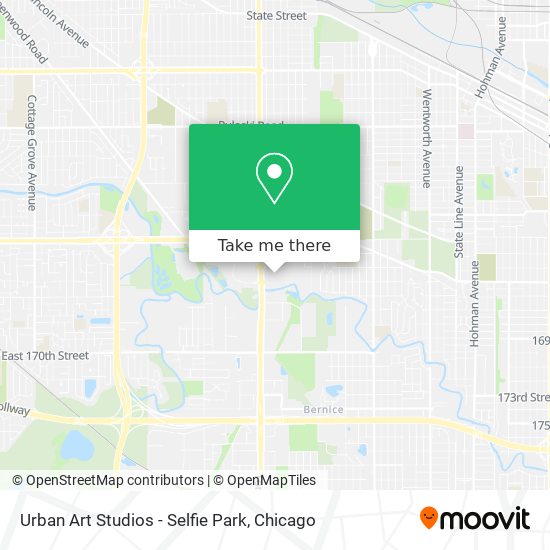 Mapa de Urban Art Studios - Selfie Park