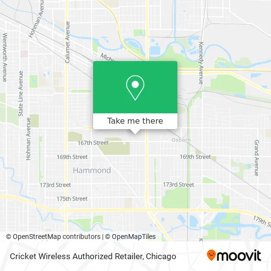 Cricket Wireless Authorized Retailer map