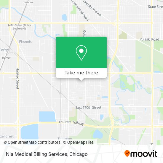 Mapa de Nia Medical Billing Services