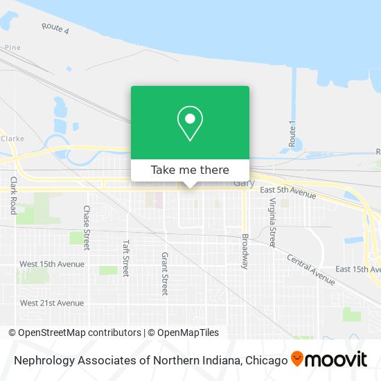 Nephrology Associates of Northern Indiana map