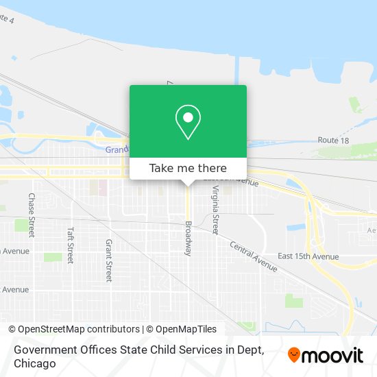 Government Offices State Child Services in Dept map