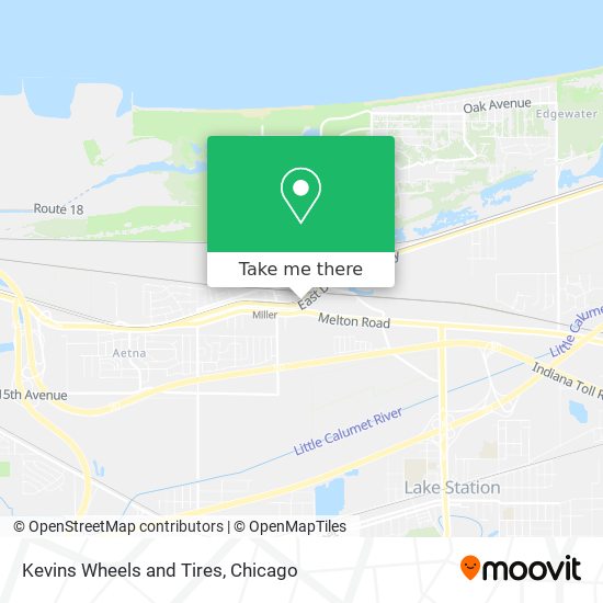 Kevins Wheels and Tires map