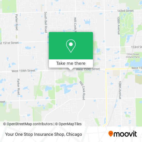 Your One Stop Insurance Shop map