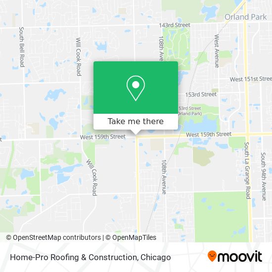 Mapa de Home-Pro Roofing & Construction