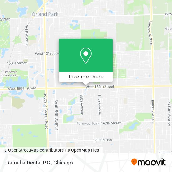 Ramaha Dental P.C. map