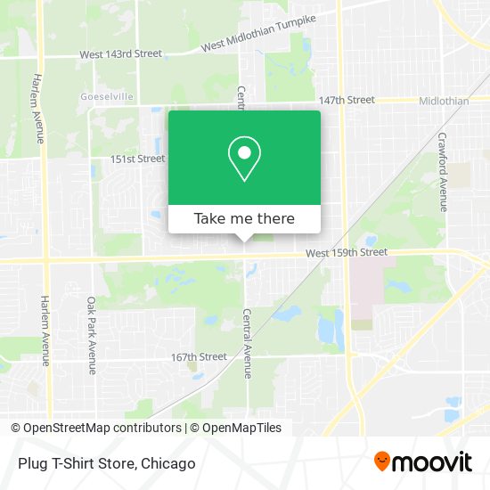 Plug T-Shirt Store map