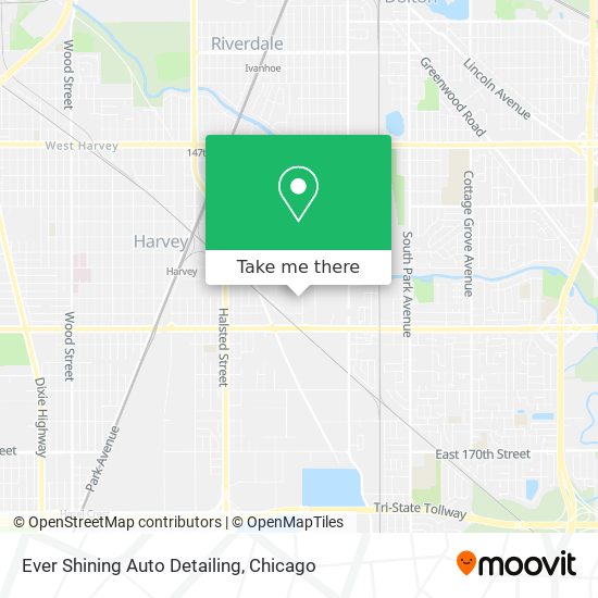 Ever Shining Auto Detailing map