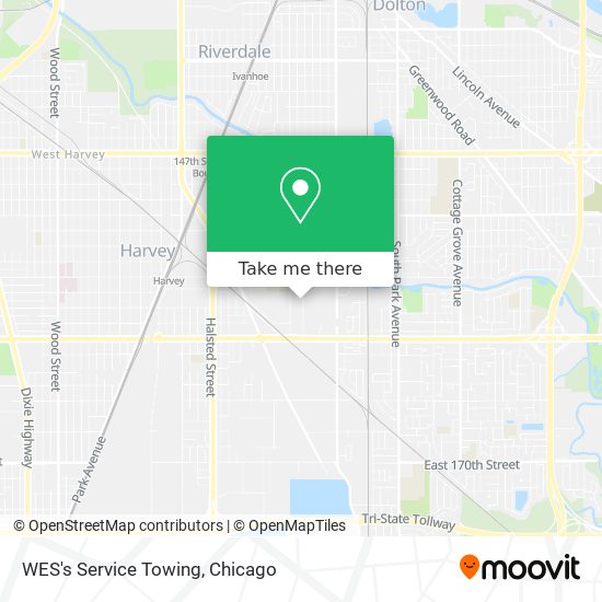 Mapa de WES's Service Towing