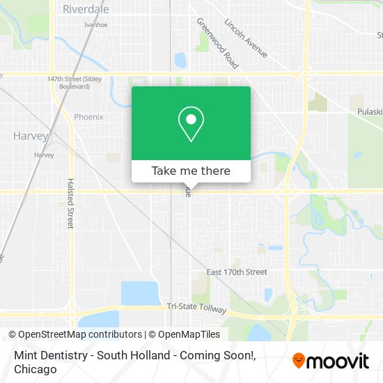 Mint Dentistry - South Holland - Coming Soon! map