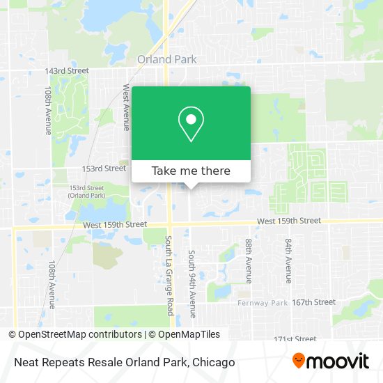 Mapa de Neat Repeats Resale Orland Park