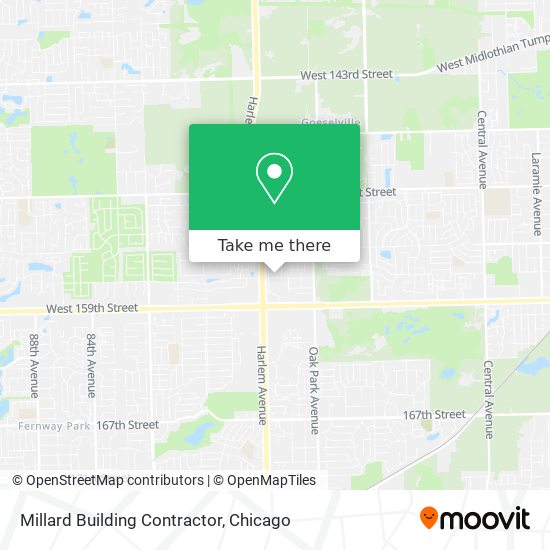 Millard Building Contractor map