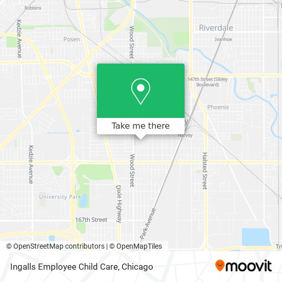 Ingalls Employee Child Care map