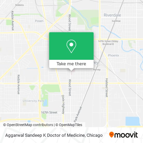 Aggarwal Sandeep K Doctor of Medicine map