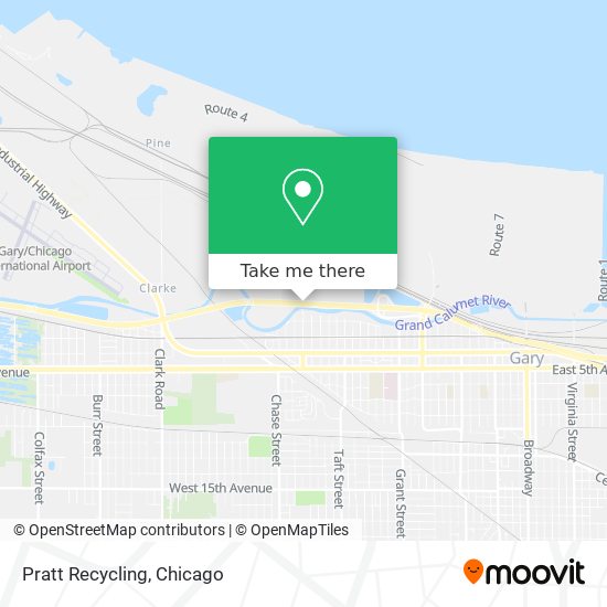 Mapa de Pratt Recycling