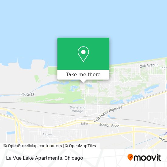 La Vue Lake Apartments map