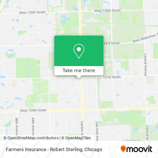 Farmers Insurance - Robert Sterling map