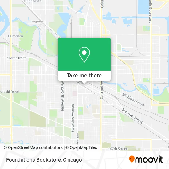 Foundations Bookstore map