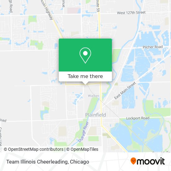 Team Illinois Cheerleading map