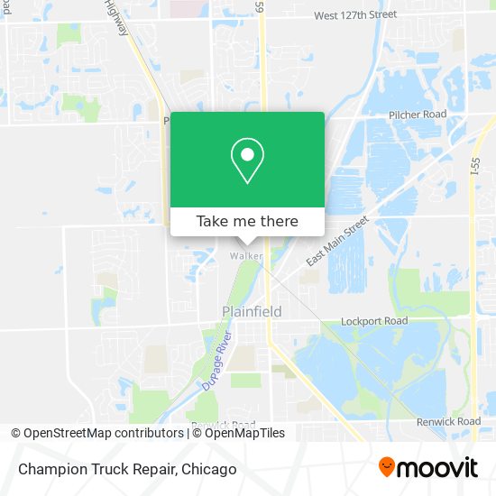 Mapa de Champion Truck Repair