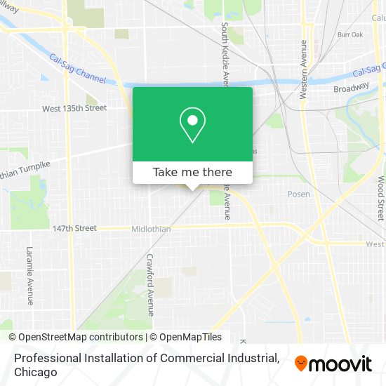 Mapa de Professional Installation of Commercial Industrial