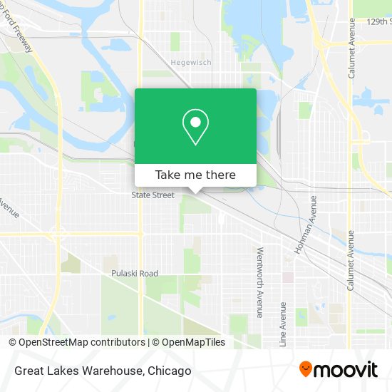 Great Lakes Warehouse map