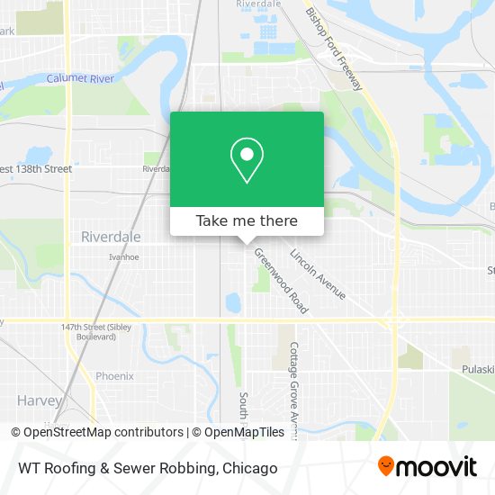 WT Roofing & Sewer Robbing map