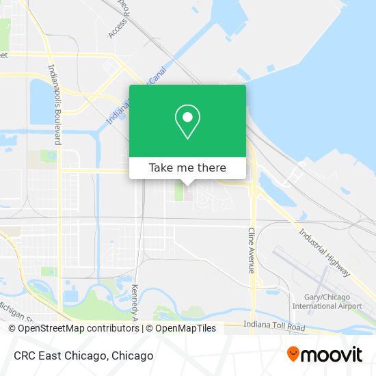 Mapa de CRC East Chicago